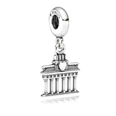 Pandora 791081 Charm-Anhänger Damen Berlin Brandenburger Tor Sterling-Silber