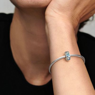 Pandora 791678C01 Charm-Clip Damen Tropischer Seestern Muschel Sterling-Silber