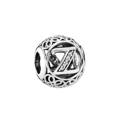 Pandora Charm Buchstabe Z mit Zirkonia Sterling-Silber 791870CZ