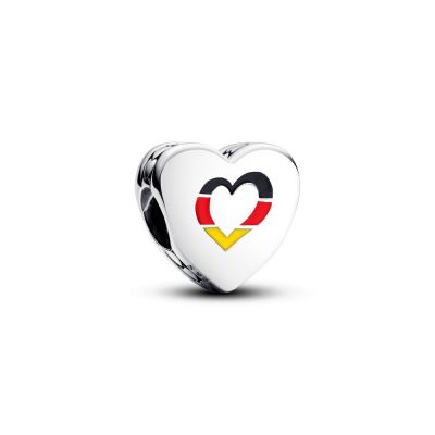 Pandora Charm Damen Deutsche Flagge Sterling-Silber 792015C00_E076