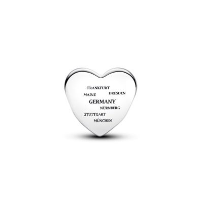 Pandora Charm Herz Norddeutschland Sterling-Silber 792015C00_E077