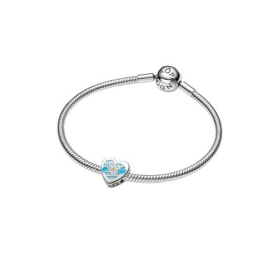 Pandora Charm Ich liebe Bayern Herz Sterling-Silber 792015C00_E079