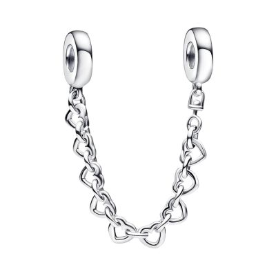 Pandora 792274C00-05 Komfortkette Damen Verbundene Herzen Sterling-Silber