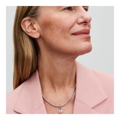 Pandora 793202C01 Charm-Anhänger Mum Schillerndes Herz Opal Silber