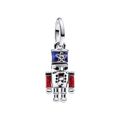 Pandora Charm-Anhänger Beweglicher Nussknacker Sterling-Silber 793583C01