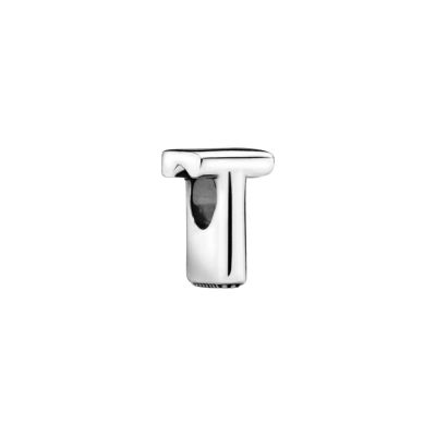 Pandora Alphabet-Charm Buchstabe Letter T Sterling-Silber 797474