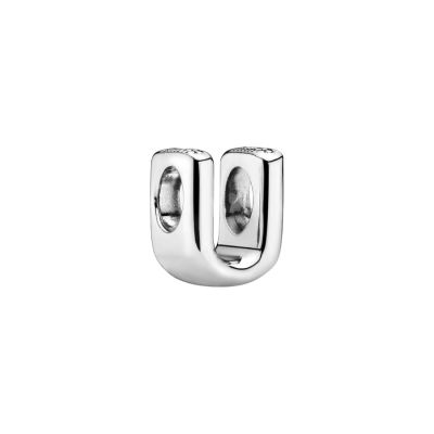 Pandora Alphabet-Charm Buchstabe Letter U Sterling-Silber 797475