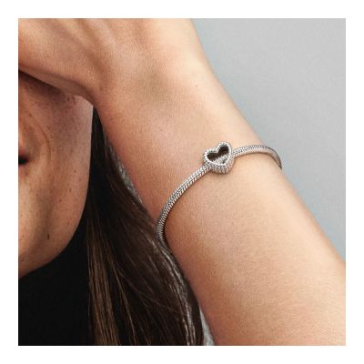 Pandora 797516 Original Charm Beaded Heart Sterling-Silber