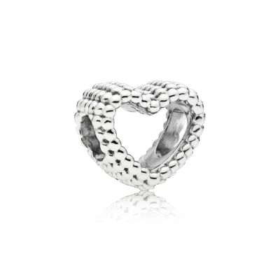 Pandora 797516 Original Charm Beaded Heart Sterling-Silber