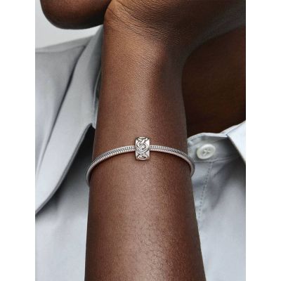 Pandora 798035 Charm Clip Knotted Hearts Sterling-Silber 