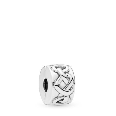 Pandora 798035 Charm Clip Knotted Hearts Sterling-Silber 