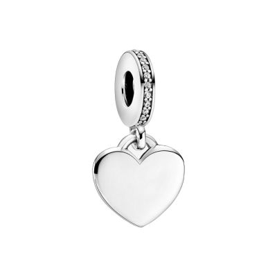 Pandora Charm-Anhänger Damen Gravierbar Herz Sterling-Silber 798761C01