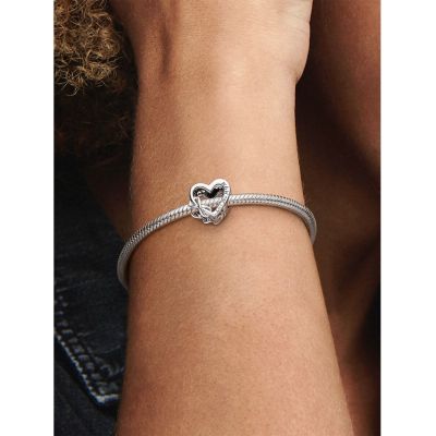 Pandora 798825C00 Charm Unendlichkeits-Herz Love You Mum Silber