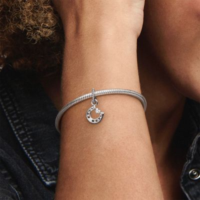 Pandora 799157C01 Charm-Anhänger Glückshufeisen Silber