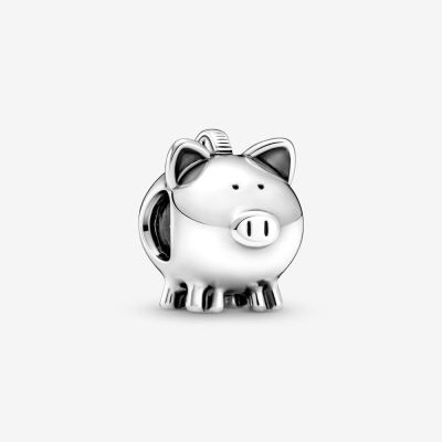Pandora 799549C00 Charm Damen Niedliches Sparschwein Sterling-Silber