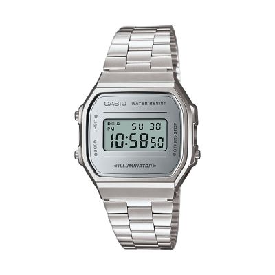 Casio Unisex-Uhr Vintage Iconic Quarz Edelstahl-Armband A168WEM-7EF