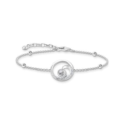 Thomas Sabo A2045-051-14 Armband Damen Welle mit Steinen Zirkonia Sterlingsilber