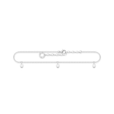 Thomas Sabo AK0025-001-21 Fußkette Damen Plättchen Sterling-Silber 27 cm