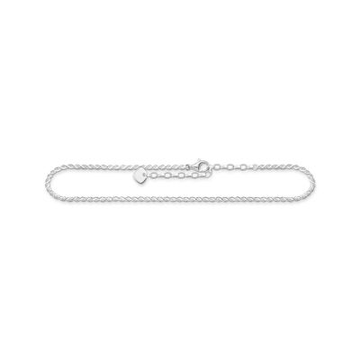 Thomas Sabo AK0035-001-21 Fußkette Damen Kordeloptik Sterling-Silber 27 cm
