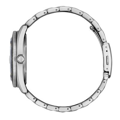 Citizen Herren-Uhr Eco-Drive Türkis Quarz Edelstahl-Armband AW1760-81W