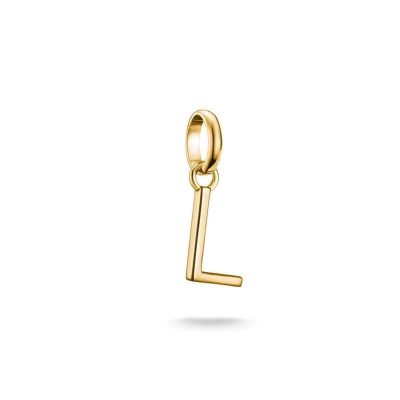 Thomas Sabo Charm-Anhänger Buchstabe L Connect Vergoldet CC1218-413-39