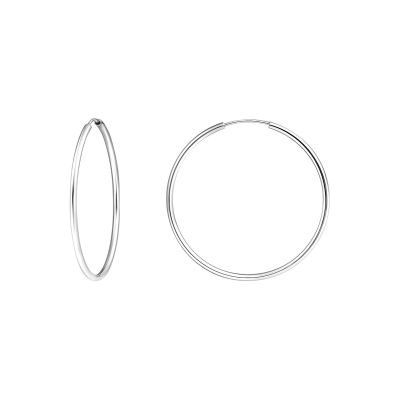 Thomas Sabo Creolen Ohrringe Damen Mittelgroß Silber 4 cm CR728-001-21