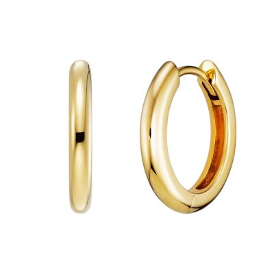 Engelsrufer Creolen Damen Lola Silber Vergoldet 16 mm ERE-LOLA-G-CR-16
