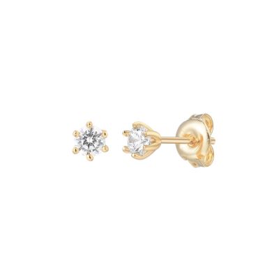 Diara Ohrstecker Damen Lab Grown Diamant 0,3 ct 585er Gelbgold DS2112G