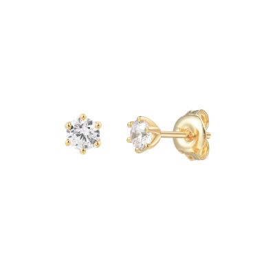 Diara Ohrstecker Damen Lab Grown Diamant 0,5 ct 585er Gelbgold DS2113G