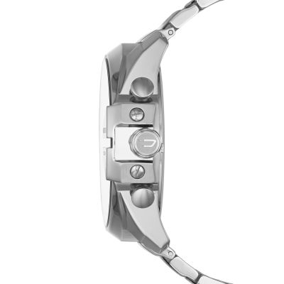 Diesel DZ4308 Herrenuhr Mega Chief Chronograph Quarz mit Edelstahl-Band Ø 51 mm