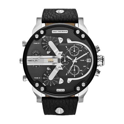 Diesel DZ7313 Herrenuhr Mr. Daddy 2.0 Mehrwerke Chronograph Quarz Leder