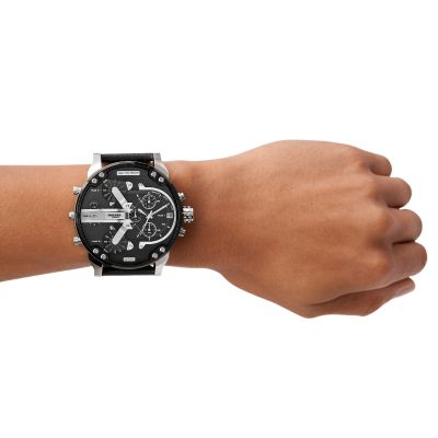 Diesel DZ7313 Herrenuhr Mr. Daddy 2.0 Mehrwerke Chronograph Quarz Leder