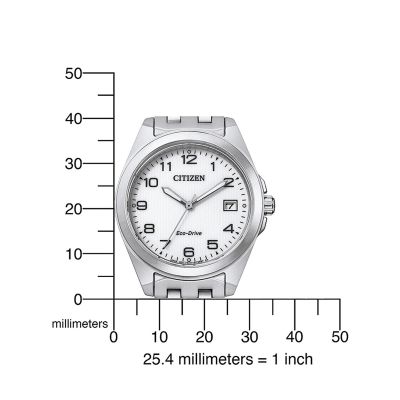 Citizen EO1210-83A Damen-Uhr Eco-Drive Analog Quarz mit Edelstahl-Band Ø 33 mm