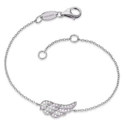 Engelsrufer ERB-LILWING-ZI Armband Flügel mit Zirkonia 17,5 cm