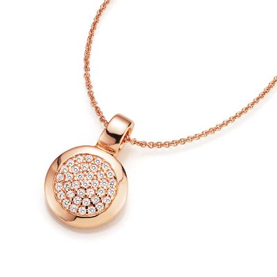 Karat 99004097430 Halskette mit Anhänger Silber Rosé Vergoldet Zirkonia