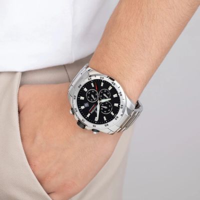 Festina F20463/4 Herren-Uhr Chrono Sport 2021 Chronograph Quarz Edelstahl-Armband