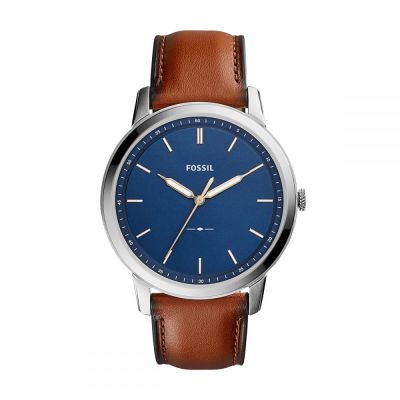 Fossil FS5304 Herren-Uhr The Minimalist Slim Analog Quarz Ø 44 mm
