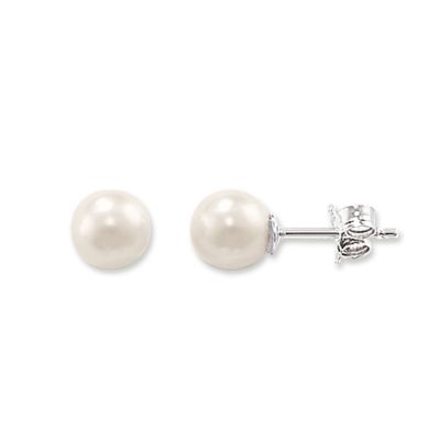 Thomas Sabo H1430-028-14 Ohrringe Perlen-Ohrstecker Klein Silber