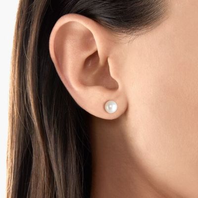 Thomas Sabo H1430-028-14 Ohrringe Perlen-Ohrstecker Klein Silber