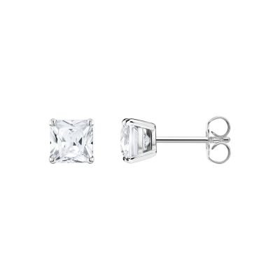 Thomas Sabo Ohrstecker Ohrringe Damen Zirkonia Weiß Silber SCH150344