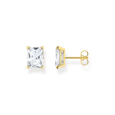 Thomas Sabo Ohrstecker Damen Weißer Zirkonia Vergoldet H2201-414-14