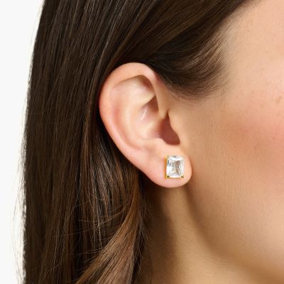 Thomas Sabo Ohrstecker Damen Weißer Zirkonia Vergoldet H2201-414-14