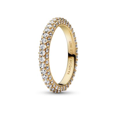 Pandora 162627C01 Ring Damen Timeless Einreihiger Pavé Zirkonia Vergoldet