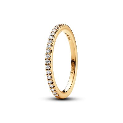 Pandora 162999C01 Band-Ring Damen Funkelnder Zirkonia Vergoldet