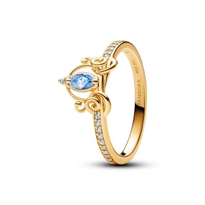 Pandora Disney 163059C01 Ring Damen Cinderellas Kutsche Zirkonia Vergoldet