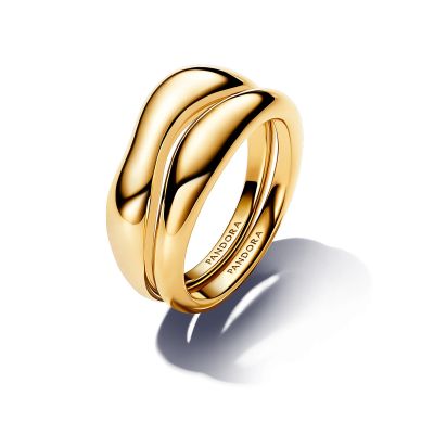Pandora Essence Ring Damen Stacking Geformt Vergoldet 163264C00