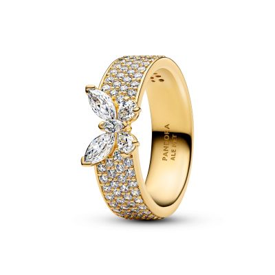 Pandora Ring Funkelnder Schmetterling 14K Vergoldet 164270C01