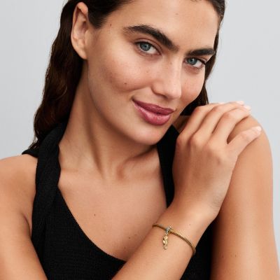 Pandora Charm-Anhänger Seepferdchen Zirkonia 14K Vergoldet 763895C01