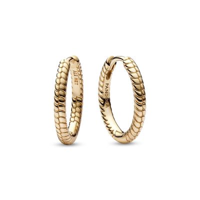 Pandora 262728C00 Charm-Ohrringe Creolen Damen Moments Klein Vergoldet