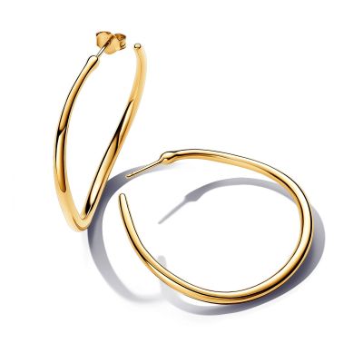 Pandora Essence Creolen Damen Organisch Geformt Vergoldet 263299C00